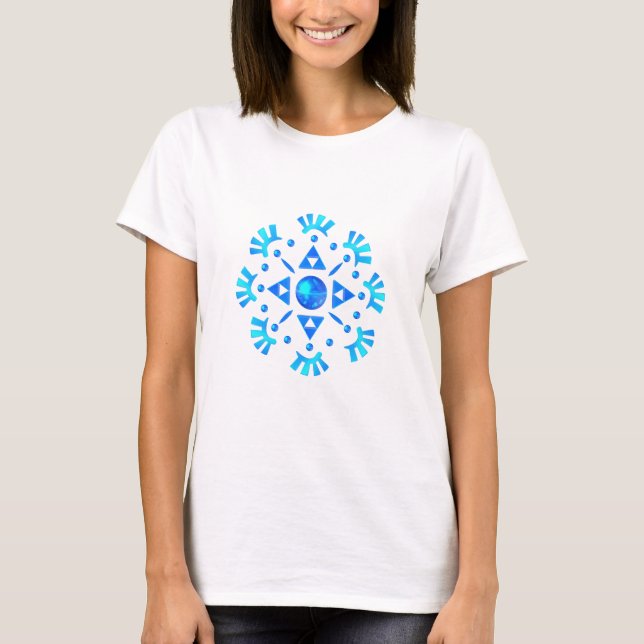 Camiseta Crystal Snowflake (Anverso)