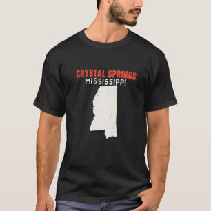 Camiseta Crystal Springs Mississippi Estados Unidos America