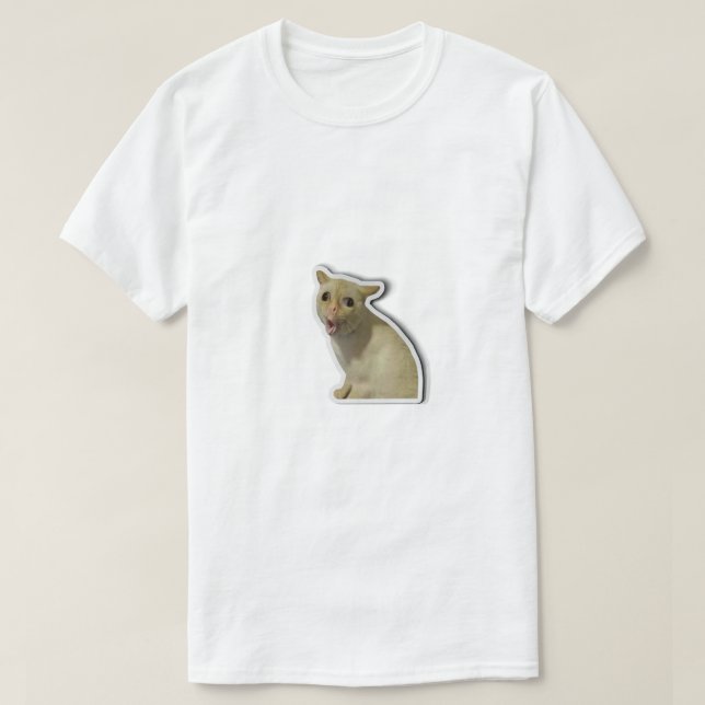 CAMISETA CRZY CAT (Diseño del anverso)
