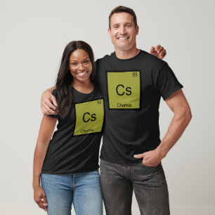 Camiseta Cs - Churros Divertido Elemento Químico Símbolo Te