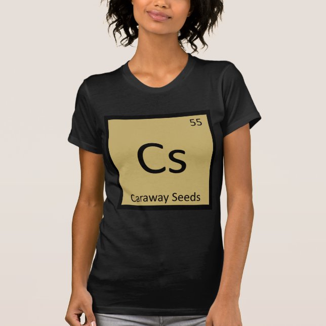 Camiseta Cs - Semillas de Alcaravea Símbolo de la Tabla Per (Anverso)