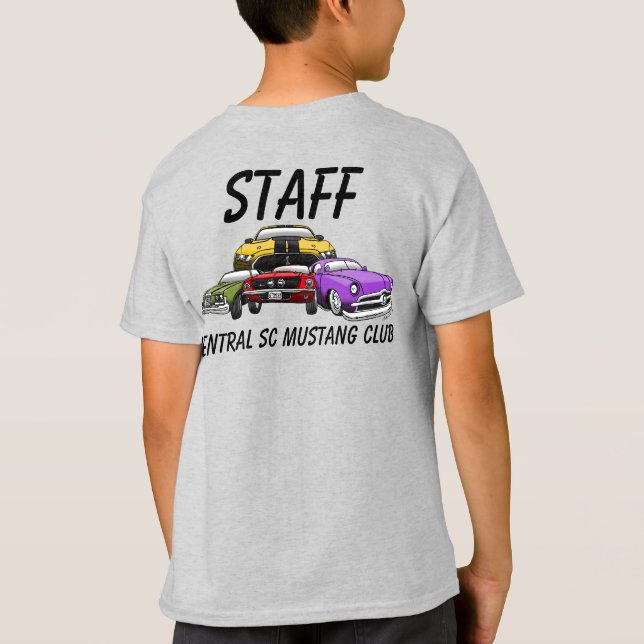 Camiseta CSCMC Car Show Staff Youth T-Shirt (Reverso)