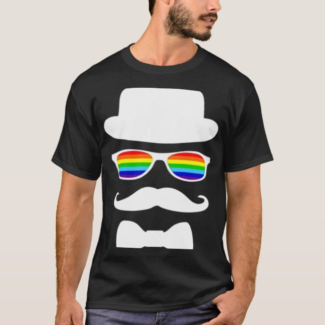 Camiseta CSD LGBTQIA Aceptación bandera aliada amor Orgullo (Anverso)