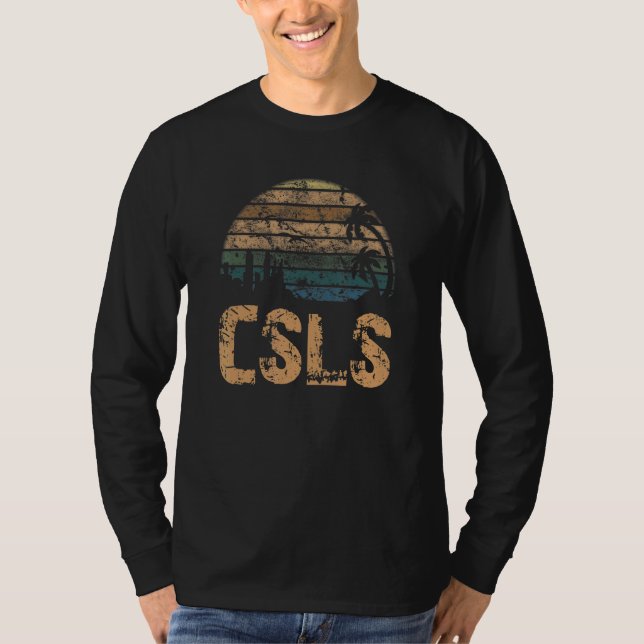Camiseta CSLS Vintage Sunset Distressed (Anverso)