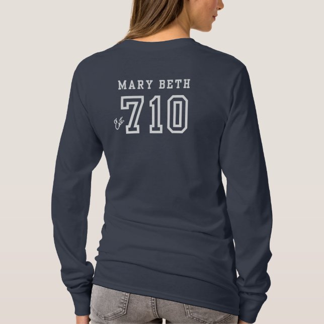 Camiseta CSP de las mujeres EXT # (Reservado para Mary Beth (Reverso)