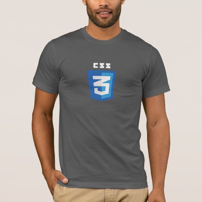 Camiseta CSS3 (gris) (Anverso)