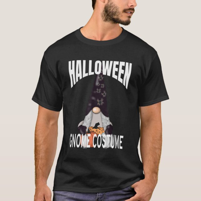 Camiseta Cstuma de Gnome de Halloween 3 (Anverso)