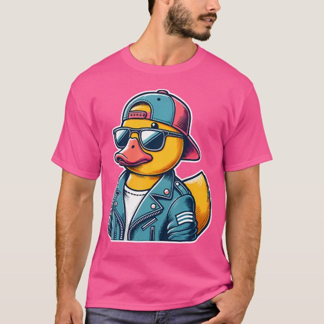 Camiseta Cstuma de pato de goma de Guay Gangster estilo Gra (Anverso)