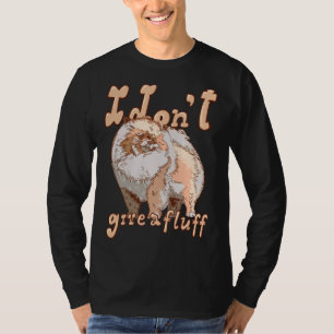 Camiseta Cstuma De Perro De Pomón Pomerania Papá No Me Gust
