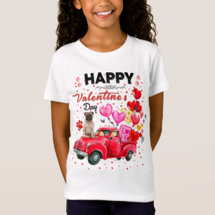 Camiseta Cstume de El día de San Valentín de Camión Rojo