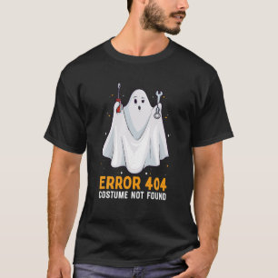 Camiseta Cstume de error gracioso 404 no encontrado fácil p
