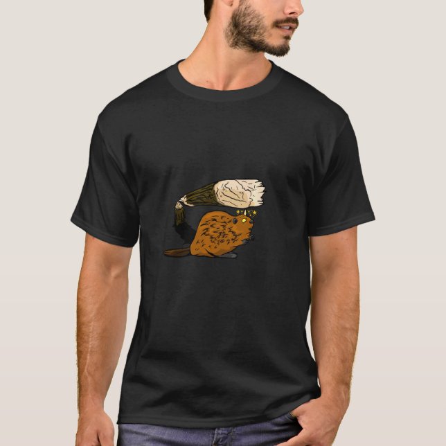 Camiseta Cstume divertida de castor (Anverso)