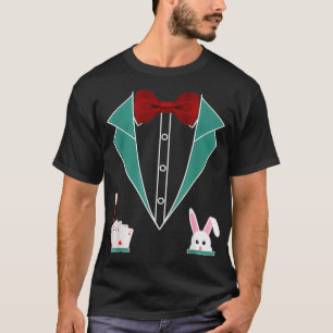 Camiseta Cstume magicie Tuedo gracioso 