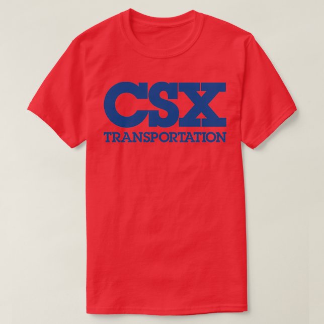 Camiseta Csx Transportation Blue Version (Diseño del anverso)