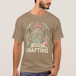Camiseta Cthulhu amo crear vintage terror cósmico Cthu