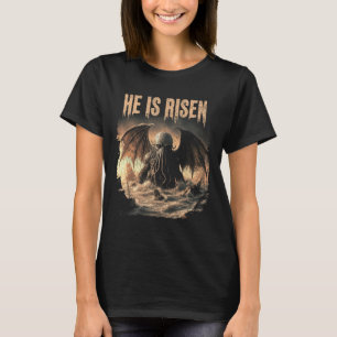 Camiseta Cthulhu, Él Ha Resucitado, Horror de Pascua Antigu