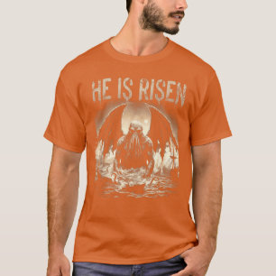 Camiseta Cthulhu Ha Resucitado Vintage Cthulhu Pascua Horro