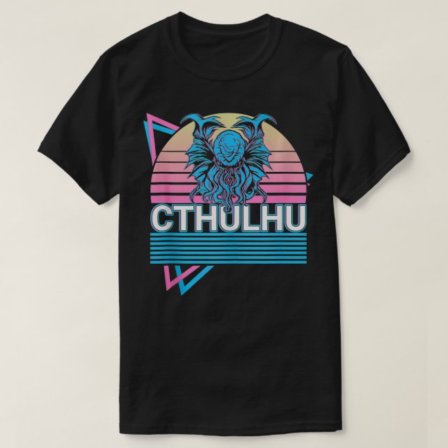 Camiseta Cthulhu Horror Necronomicon Monstruo Lovecraftian  (Diseño del anverso)