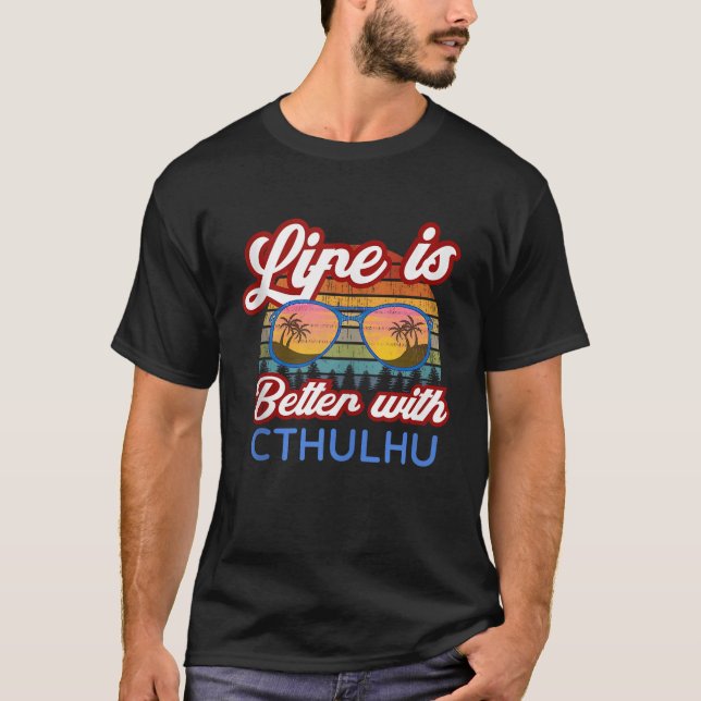 Camiseta Cthulhu Lazy Haloween Costume Fácil Cosplay Cthulh (Anverso)