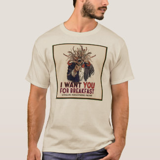 Camiseta Cthulhu que despierta el frente