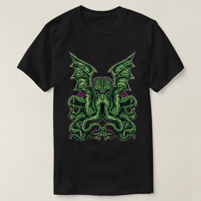Camiseta Cthulhu Rising (Diseño del anverso)