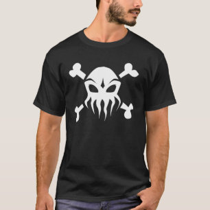 Camiseta Cthulhu y huesos