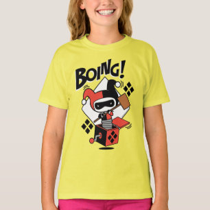 Camiseta Ctorial Harley-Quinn-In-A-Box Con Martillo
