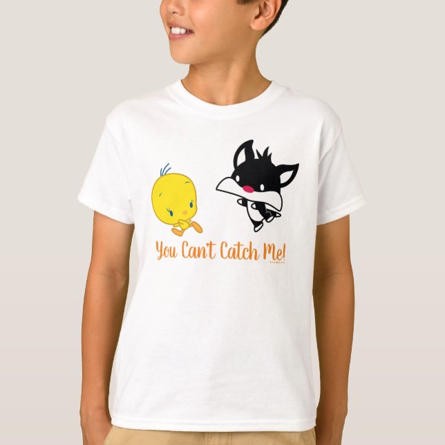 Camiseta Ctorial SYLVESTER™ Chasing TWEETY™ (Anverso)