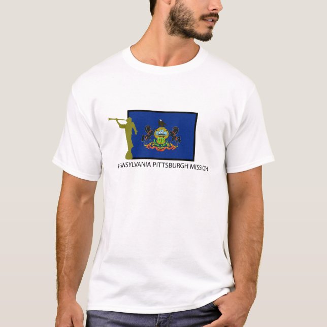 CAMISETA CTR DE LA MISIÓN LDS DE PENNSYLVANIA PITTSBURGH (Anverso)