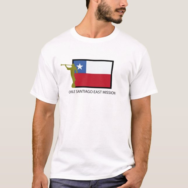 Camiseta CTR del este de la misión LDS de Chile Santiago (Anverso)