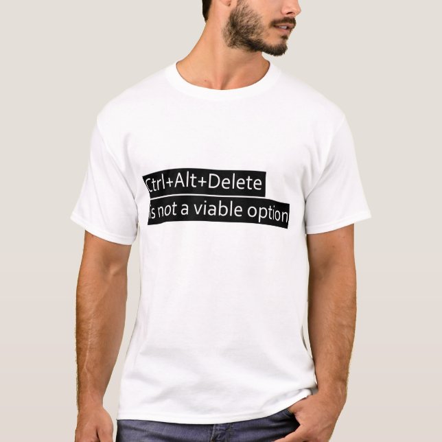 Camiseta Ctrl+alt+del (Anverso)