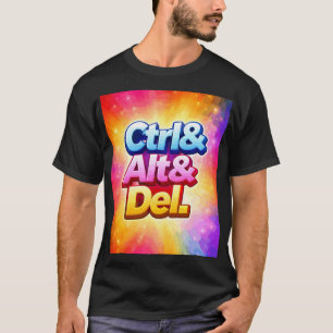 Camiseta ctrl alt del friki