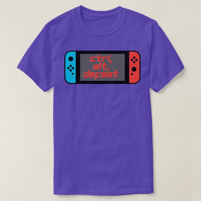 Camiseta Ctrl Alt Derrotar diseño (Diseño del anverso)