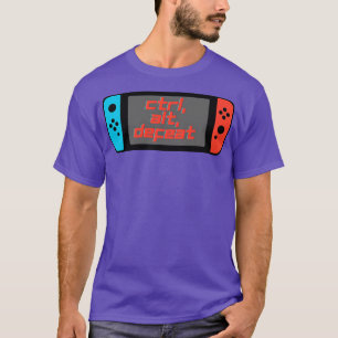 Camiseta Ctrl Alt Derrotar diseño