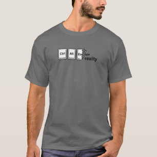 Camiseta Ctrl Alt Escape Reality