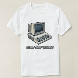 CAMISETA CTRL + ALT + RETRO PC