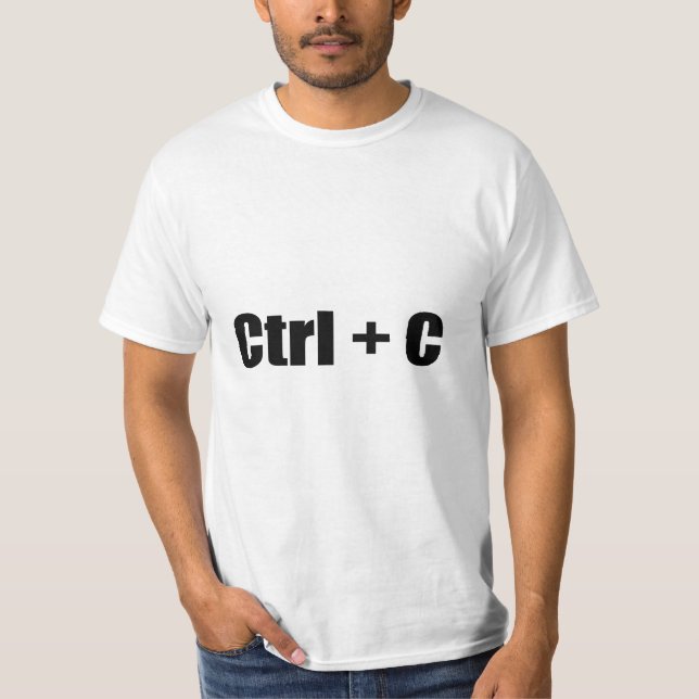 Camiseta Ctrl + C (Anverso)