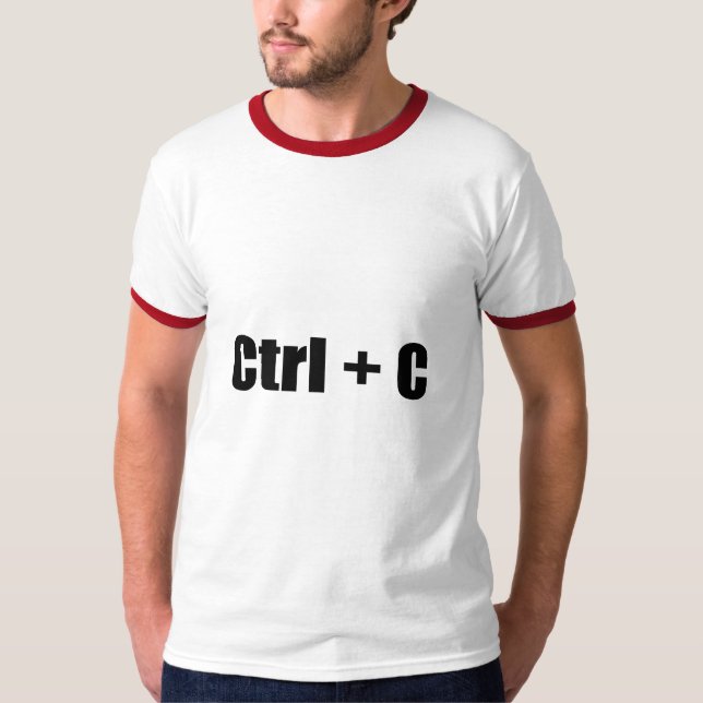 Camiseta Ctrl + C (Anverso)