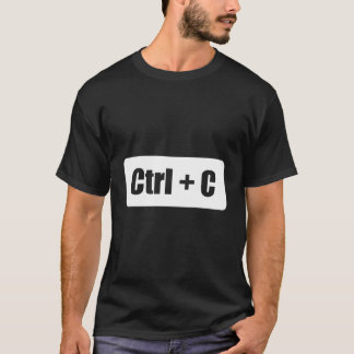 Camiseta Ctrl + C Ctrl + V - Funny Parents Child Copy Pegar