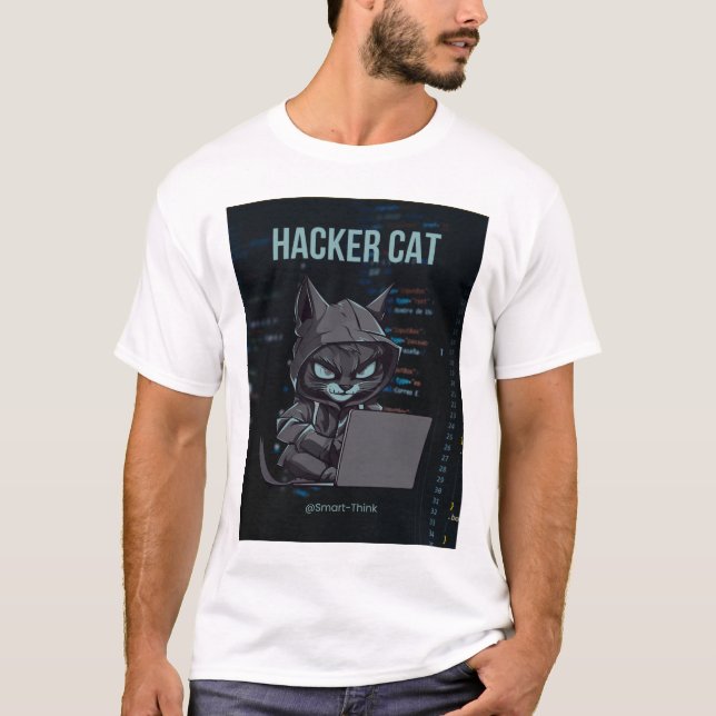 Camiseta Ctrl+Cat: El hacker perfecto (Anverso)