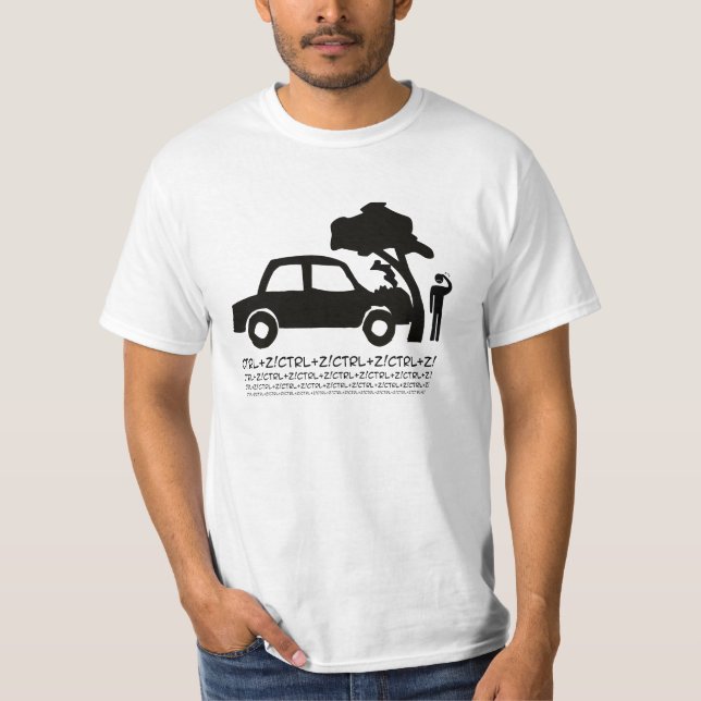 Camiseta Ctrl + ¡Z! (Anverso)