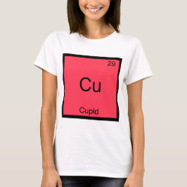 Camiseta Cu - Cupido Funny Elemento Químico Símbolo T-Shirt