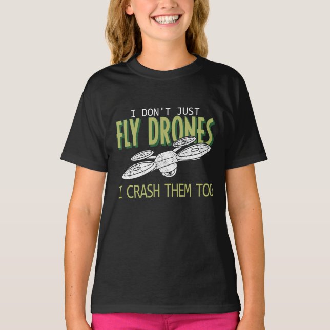 Camiseta Cuadcopter Quadcopter Multirotor Piloto De Drones (Anverso)