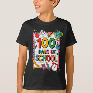 Camiseta Cuaderno de 100 días de escuela 100º día de escuel