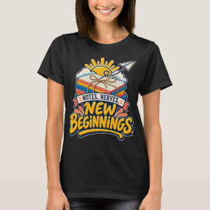 Camiseta Cuaderno de nuevos comienzos al volver al colegio 