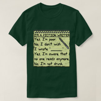 Camiseta Cuaderno divertido de la hoja de respuesta del