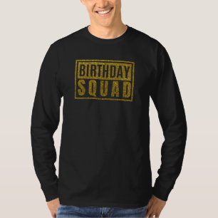 Camiseta Cuadrada de Cumpleaños