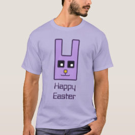 Camiseta cuadrada del conejito de pascua