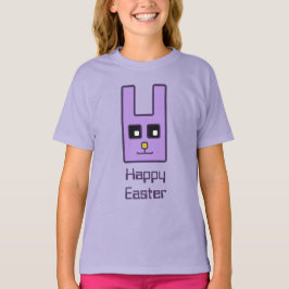 Camiseta cuadrada del conejito de pascua (niño)