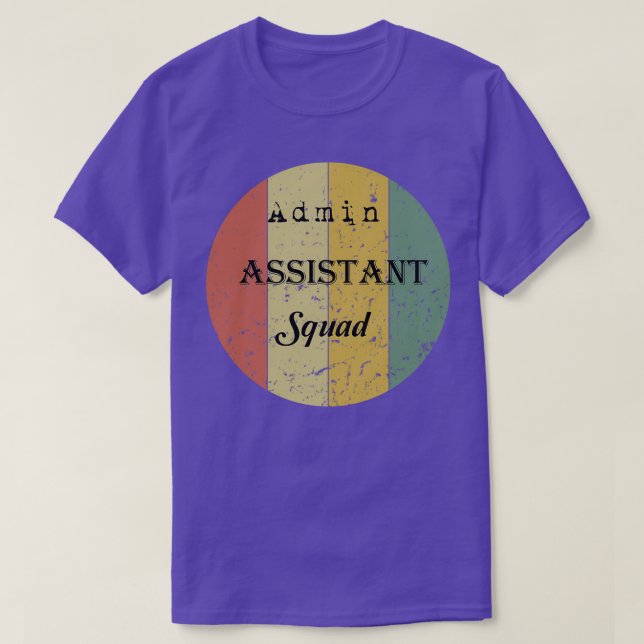Camiseta Cuadrado de Auxiliar Administrativo (Diseño del anverso)